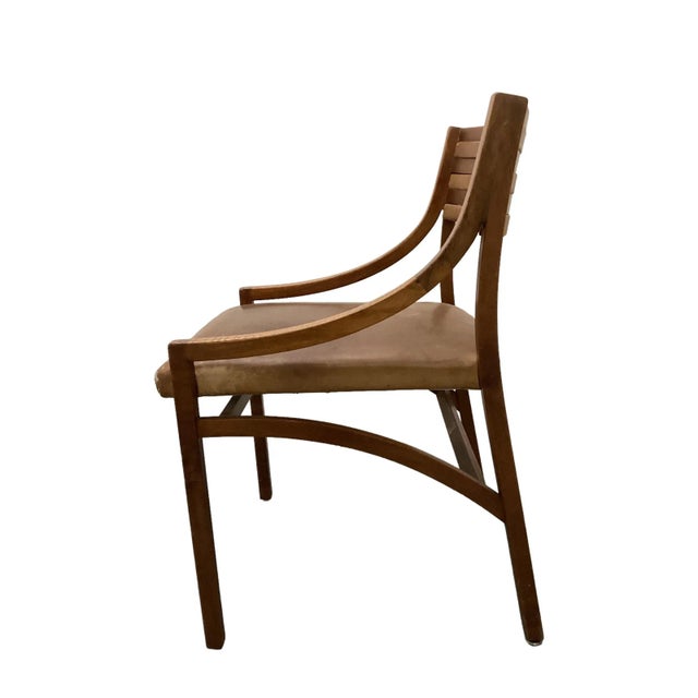 Cassina Set of 4 Ico Parisi Dining Chairs Mod110 by Cassina Signed Italy, 1955 For Sale - Image 4 of 8