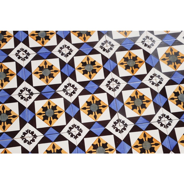Ceramic 1940s Set of Thirty One Vintage Geometric Tiles, Portuguese For Sale - Image 7 of 12