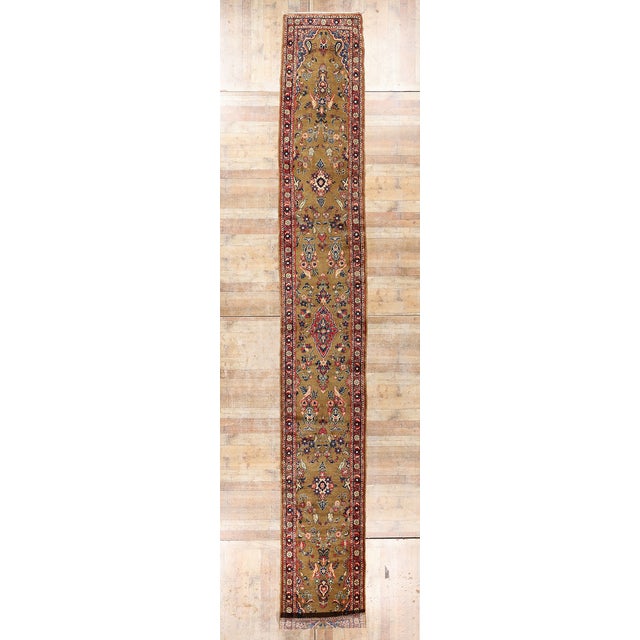 Antique Persian Lilihan Rug Runner, 03'01 X 23'01 For Sale - Image 10 of 10