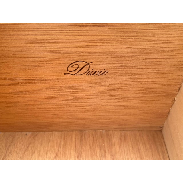 Vintage 1960s Triple Dresser by Dixie Furniture Company For Sale - Image 9 of 12