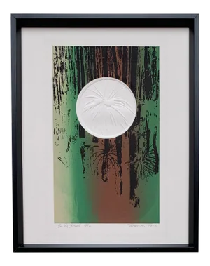 1970s Abstract Embossed Print - Signed and Numbered
