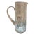 Mid Century Sculptural Modern Cut Glass Crystal Pitcher Arctic Lights Mikasa For Sale