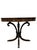Brown Pair of Antique Regency Style Flame Mahogany Demilune Console Tables For Sale - Image 8 of 12