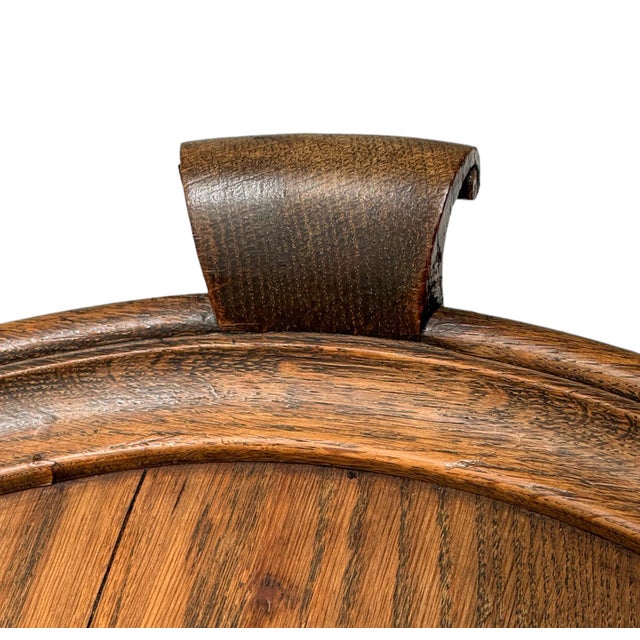 Chippendale Oak Tea Cabinet, 1920s For Sale - Image 9 of 15