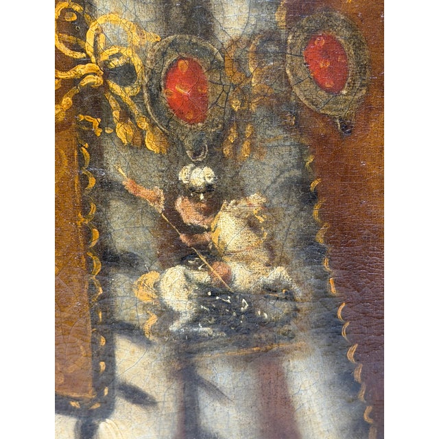 Realism Early 18th Century — After Sir Godfrey Kneller Large Oil Portrait of King William III Wearing Royal State Robes With Order of the Garter For Sale - Image 3 of 18