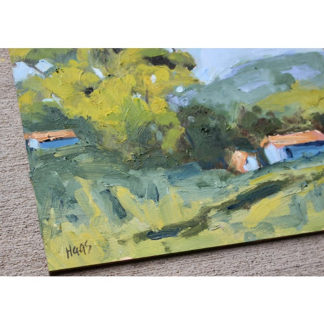 Quiet Places & Desertscapes — Summer Valley Original oil painting by Haas, 12 x 9 unframed on masonite panel, signed....