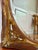 Wood Italian Baroque Carved Giltwood and Paint Decorated Beveled Rectangular Mirror, 1920s For Sale - Image 7 of 9