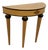 Bombay Company Art Deco Demilune Console Table For Sale