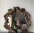 Elegant Gold Ornate Accents Wall Mirror 14.5”x15.5” For Sale - Image 4 of 10