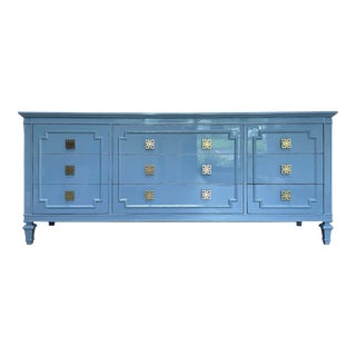 1950s Lacquered Widdicomb Lowboy Dresser or Buffet For Sale