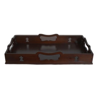 Late 20th Century Virginia Metalcrafters Colonial Williamsburg Serving Tray For Sale