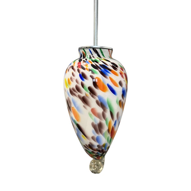 Murano Glass Thousand Flowers Pendant from La Murrina, 1965 For Sale