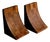 1960s Brostrom Danish Teak Wood Bookends, a Pair For Sale