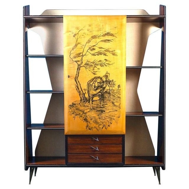 Mid-Century MultiFunctional Bar Cabinet, 1950s For Sale - Image 15 of 15