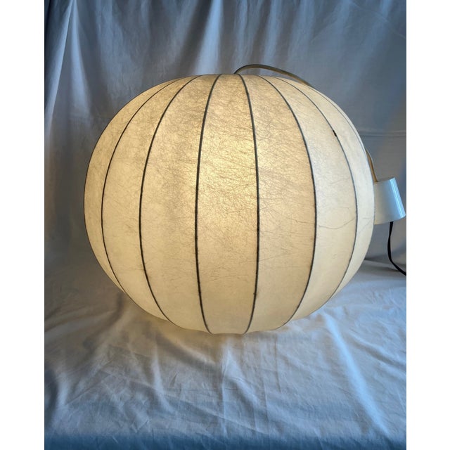 Cocoon Pendant Light from Goldkant Leuchten, Germany, 1960s For Sale - Image 6 of 8