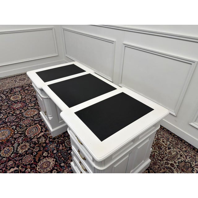 English White Chesterfield Desk For Sale - Image 18 of 18