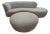 Kagan Style Cloud Sofa & Ottoman For Sale