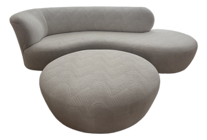 Kagan Style Cloud Sofa & Ottoman