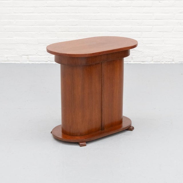 Dutch Art Deco Hinged Top Side Table, 1920s For Sale - Image 3 of 18