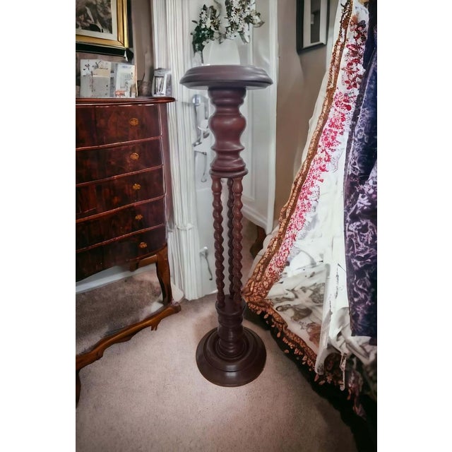 Tortile Spiral Wooden Column, 1950s For Sale - Image 4 of 6