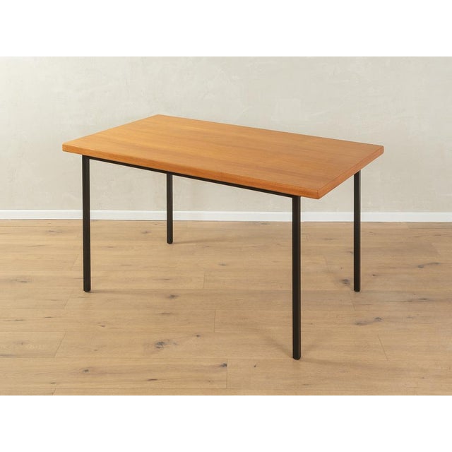 Wood Teak Dining Table, 1960s For Sale - Image 7 of 7