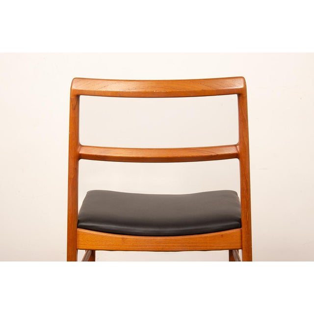 Vintage Danish Model 430 Chairs in Teak and New Leather by Arne Vodder for Sibast, 1960, Set of 4 For Sale - Image 13 of 17