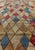 Textile Colorful 19th Century Antique American Hooked Rug With Diamond Design 4'1 X 8'8 For Sale - Image 7 of 11