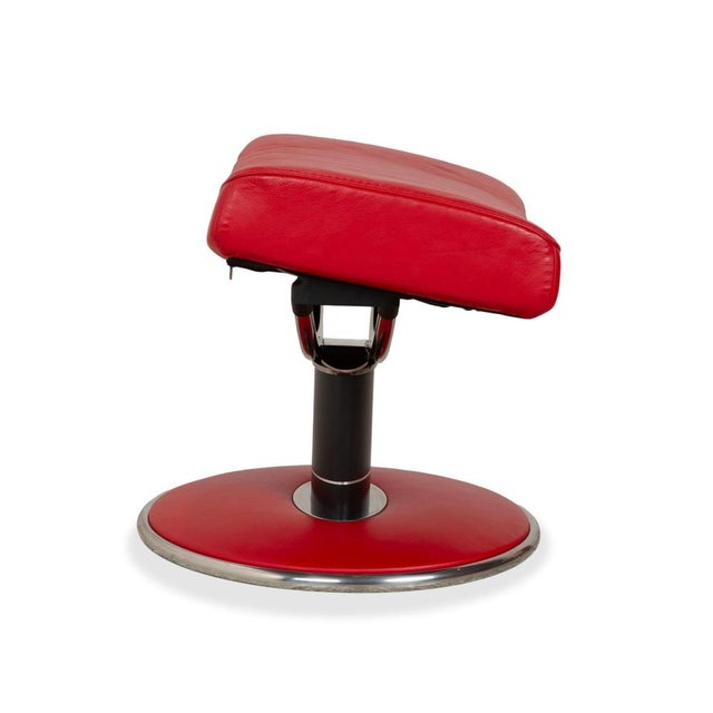 Set of Jazz Swivel Lounge Chair and Ottoman in Leather from Stressless For Sale - Image 18 of 18