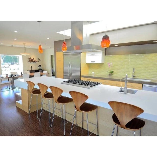 Mid-Century Modern Bar Stool attributed to Norman Cherner, 1950s For Sale - Image 13 of 18