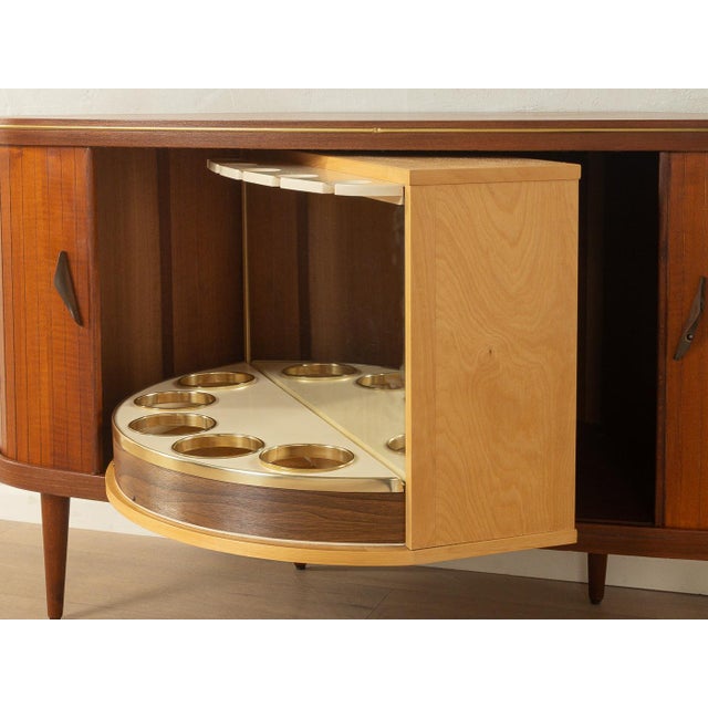 Wood Mid-Century Bar Cabinet, 1950s For Sale - Image 7 of 10