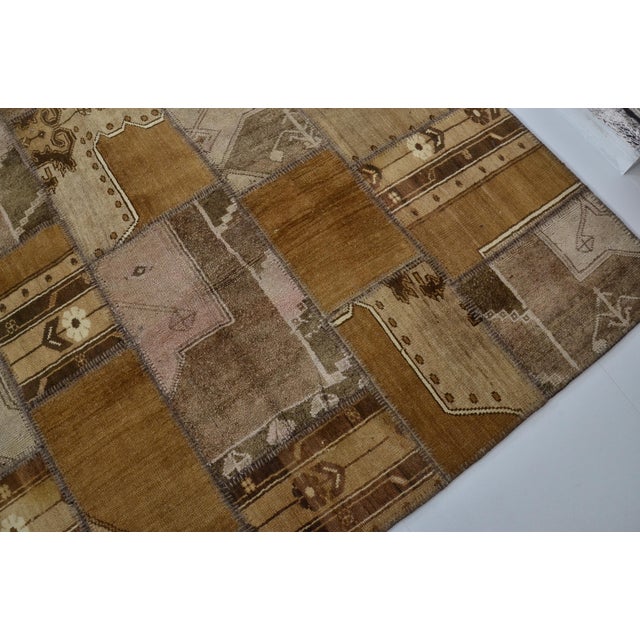 Beige Mid 20th Century Anatolian Wool Carpet For Sale - Image 4 of 10