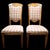 Neoclassical Pair of Late 19th Century Neoclassical Directoire-Style Walnut Side Chairs With Rosette Mounts For Sale - Image 3 of 8