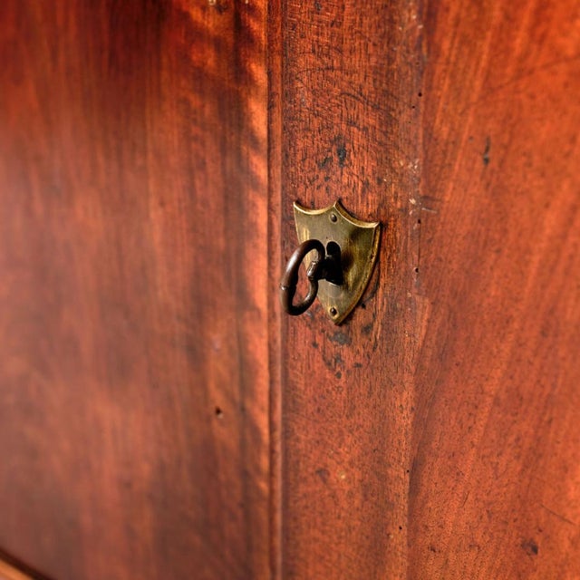 Brown 19th Century French Louis Phillipe Walnut Cabinet For Sale - Image 8 of 9