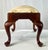 Queen Anne Vintage Henkel Harris Attributed Queen Anne Style Mahogany Footstool For Sale - Image 3 of 15