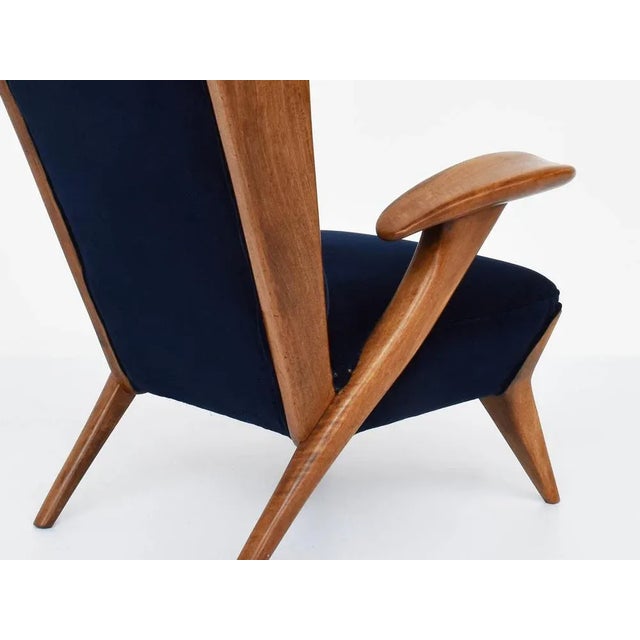 Triennale Armchair by Guglielmo Pecorini, Italy, 1948 For Sale - Image 6 of 13