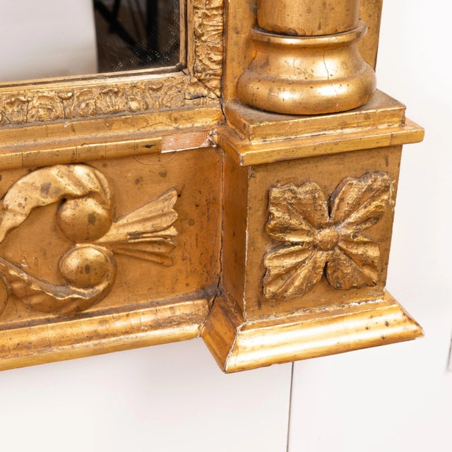 1840's Gothic Revival Gilt Pier Mirror For Sale - Image 4 of 5