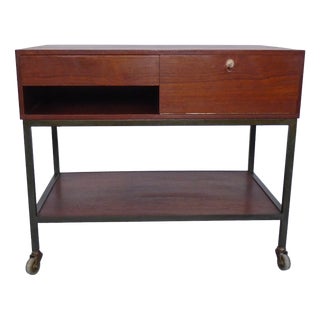 Rollable Chest with Drawer by Herbert Hirche for Christian Holzäpfel, Germany, 1950s For Sale