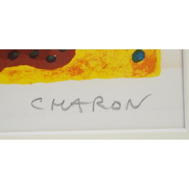Modern Guy Charon (Fr. 1927-2021) Fine Brittany / Bretagne Lithograph Signed For Sale - Image 3 of 4