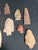Curated Collection of Hand-Worked Stone Lithic Artifacts and Projectile Points - 21 Pieces For Sale - Image 4 of 5