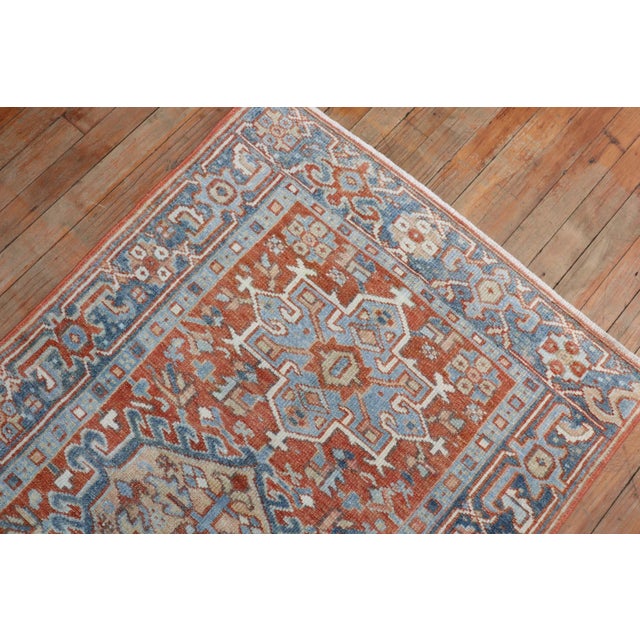 Early 20th Century Orange Heriz Karadja Rug rug no.j2226 For Sale In New York - Image 6 of 6
