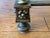 Italian Vintage Italian Portoro Marble Top SideTables With Ornate Gilded Metal Bases - Pair For Sale - Image 3 of 15