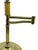 Brass Vintage Small Table Top Brass Swing Arm Lamp For Sale - Image 8 of 11