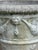 Mid 20th Century Pair of Neoclassical Cast Stone Garden Urns With Mask and Garland Motifs For Sale - Image 6 of 13