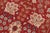 Textile Shabby Chic Red/Ivory Wool Rug - 8'2'' X 10'3'' For Sale - Image 7 of 10