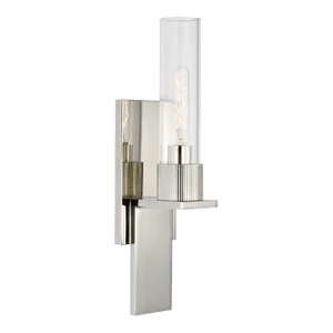 Ray Booth for Visual Comfort Signature Beza Bath Sconce in Polished Nickel