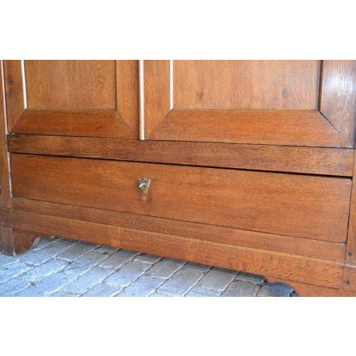 Antique Oak Cabinet, 1850s For Sale - Image 6 of 11
