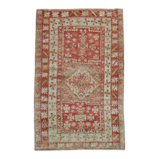 Antique Zabihi Collection Turkish Sivas Small Rug - 3' x 4'9" For Sale