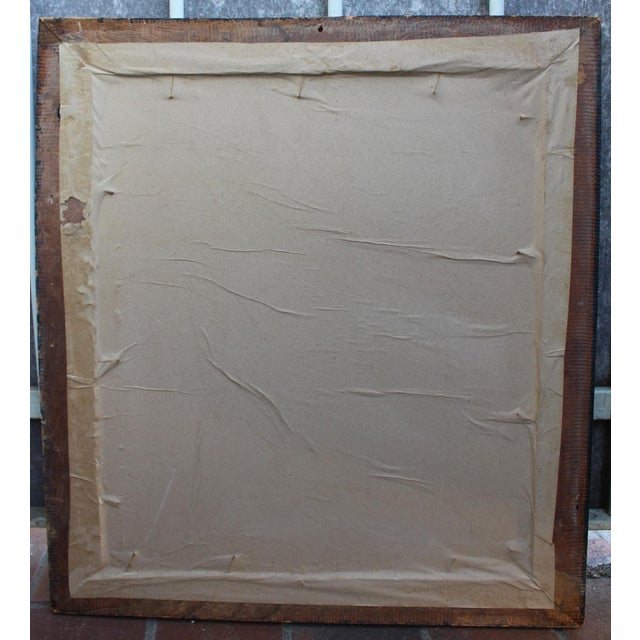 1970s 1970s Cubist Oil Painting For Sale - Image 5 of 8