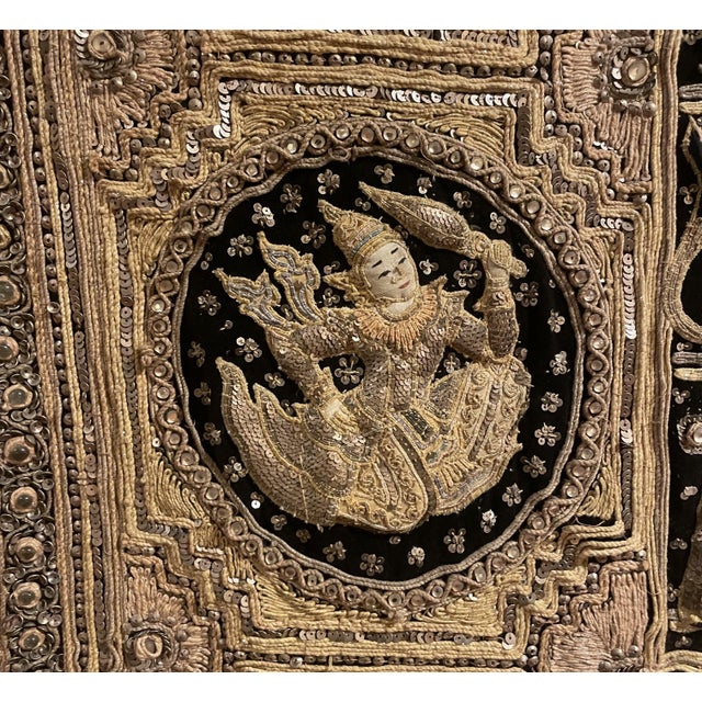 Large Embroidery Kingdom of Siam For Sale - Image 3 of 13