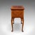 1970s Quality Vintage Georgian Revival Lowboy, English, Burr Walnut, Side, Hall Table For Sale - Image 5 of 12